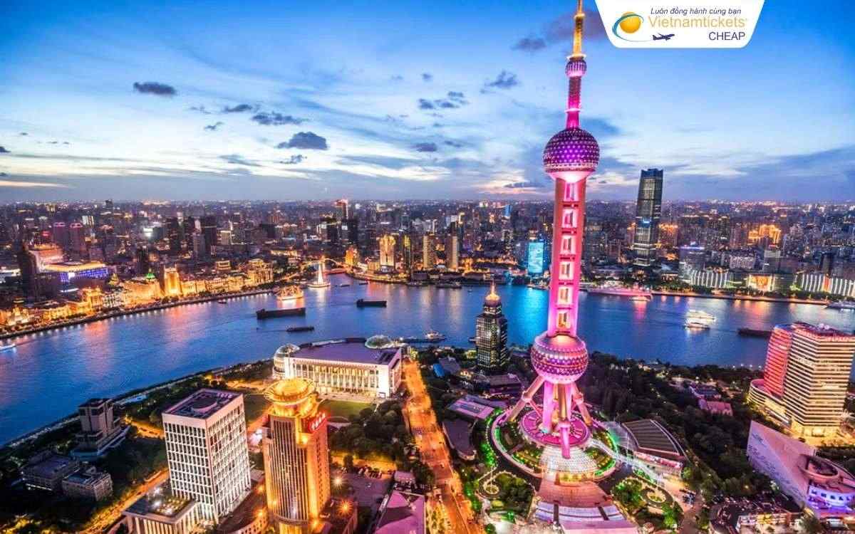 Thời gian bay từ Hà Nội đến Thượng Hải