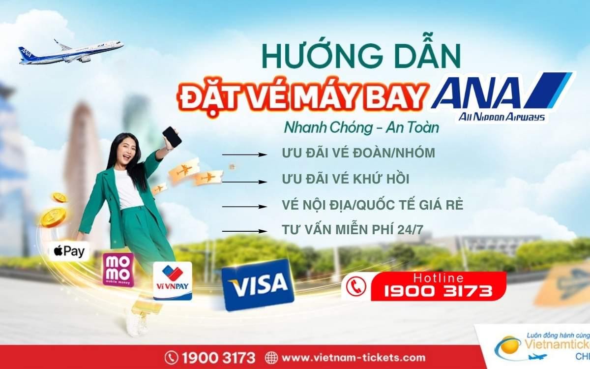 Hướng dẫn đặt chỗ hạng Thương gia ANA