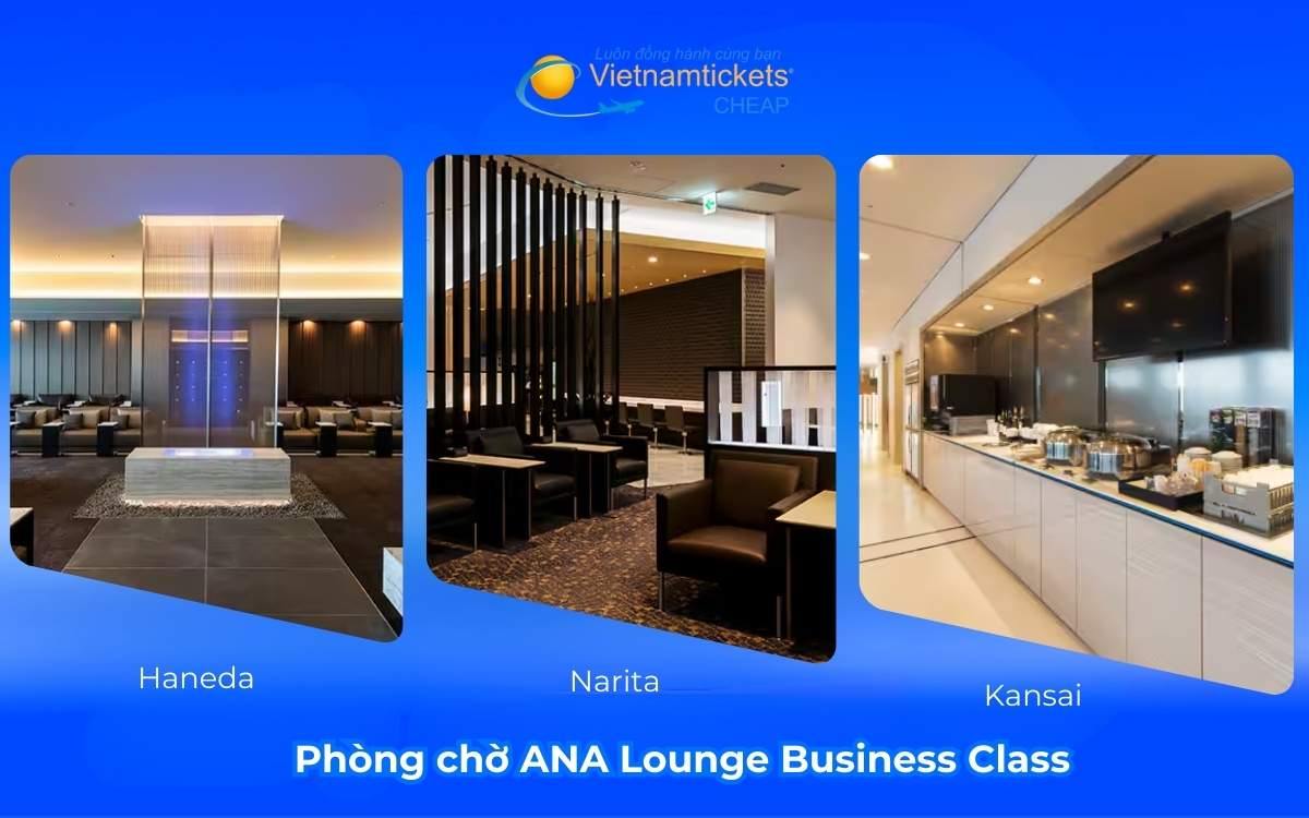 Phòng chờ ANA Lounge Business Class