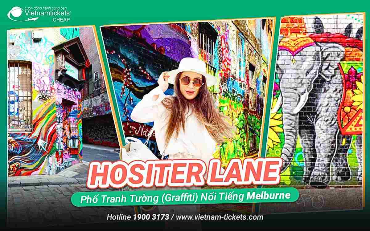 Hosier Lane, phố tranh tường nổi tiếng Melbourne