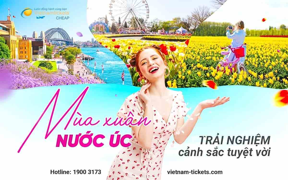Khám phá mùa xuân nước Úc, trải nghiệm cảnh sắc nổi bật
