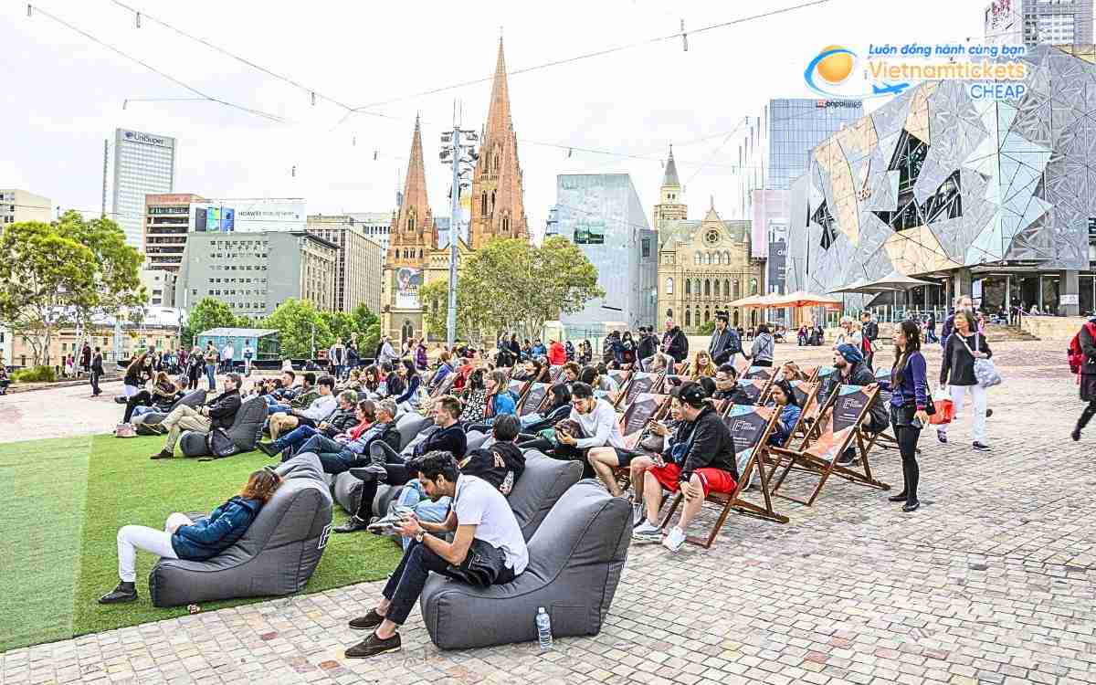 Federation Square có gì hấp dẫn