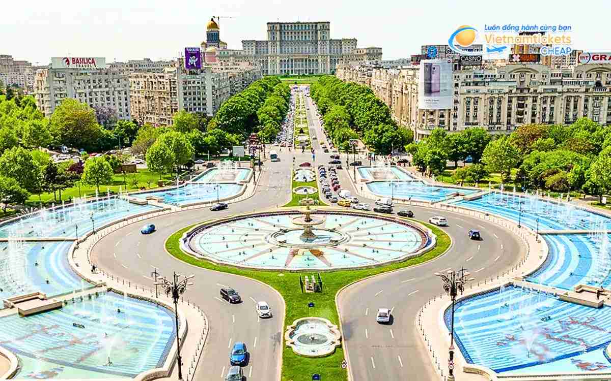 Quốc gia Romania cách Việt Nam bao nhiêu km?