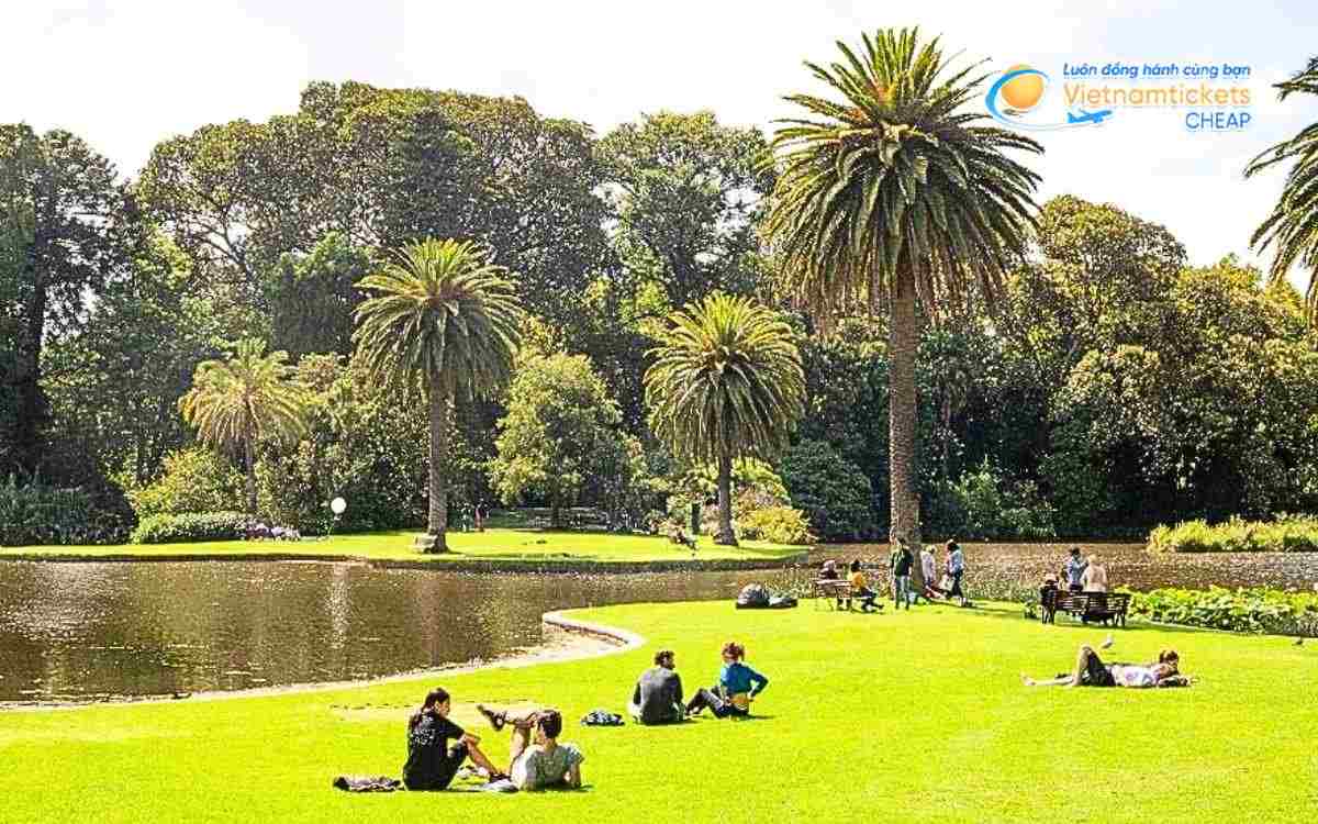 Các khu vực nổi bật trong vườn