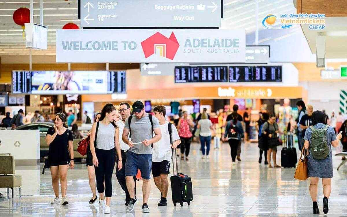 Một số lưu ý khi đến sân bay Adelaide