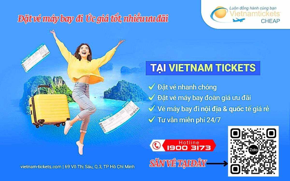 Đặt vé máy bay đi Brisbane giá tốt