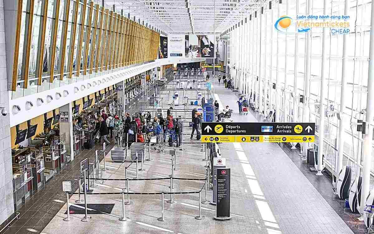 Dịch vụ và tiện ích tại sân bay Quebec