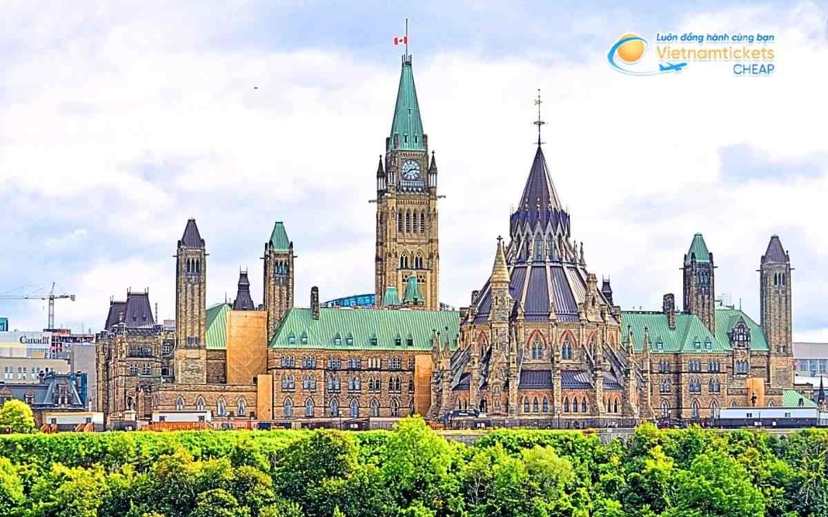 Vị trí và khu vực thủ đô Canada