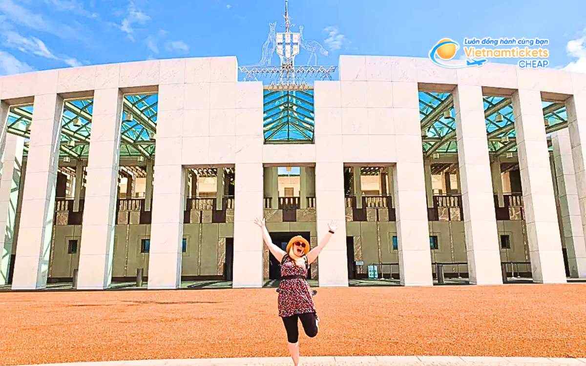 Trải nghiệm tham quan nhà Quốc hội Úc