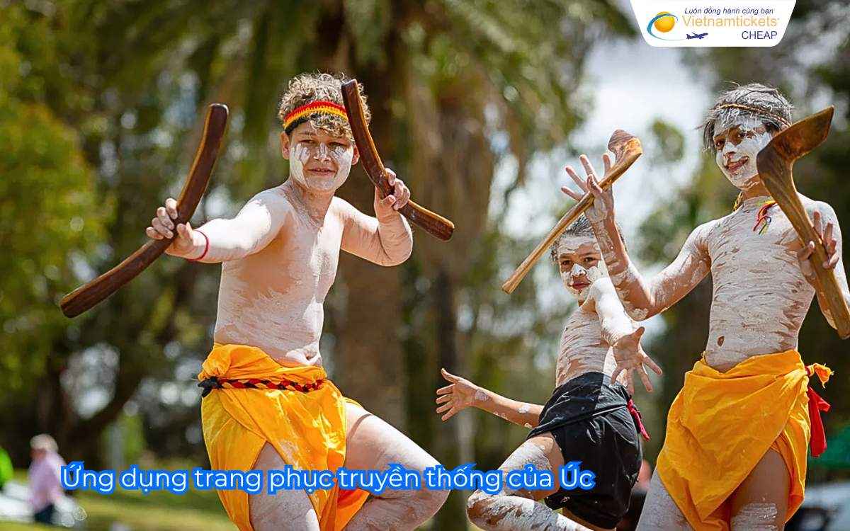 Ứng dụng trang phục truyền thống của Úc