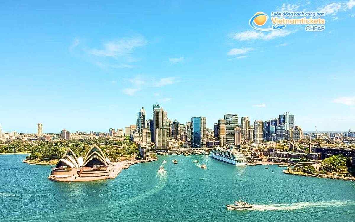 Bay từ Việt Nam sang Úc bao nhiêu tiếng