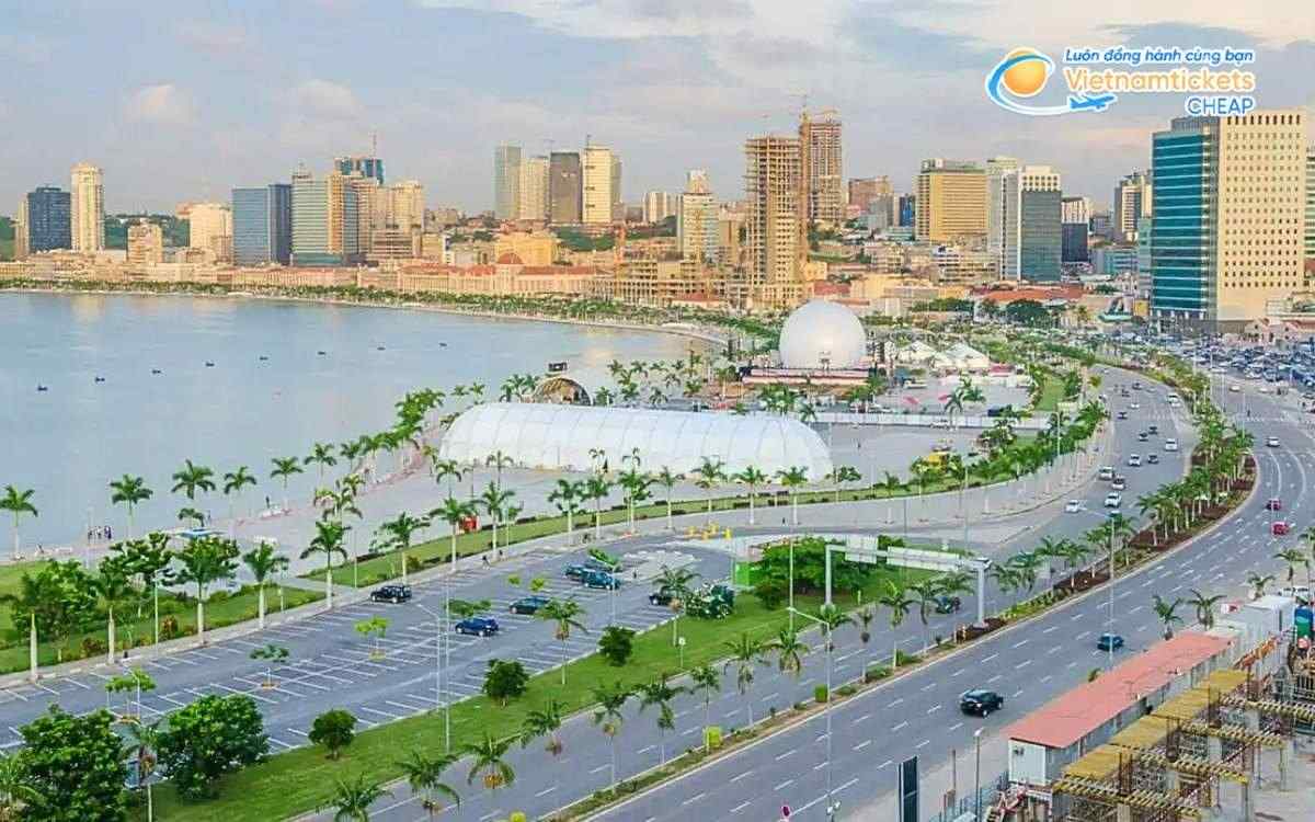 Tổng quan từ Việt Nam sang Angola bao nhiêu km
