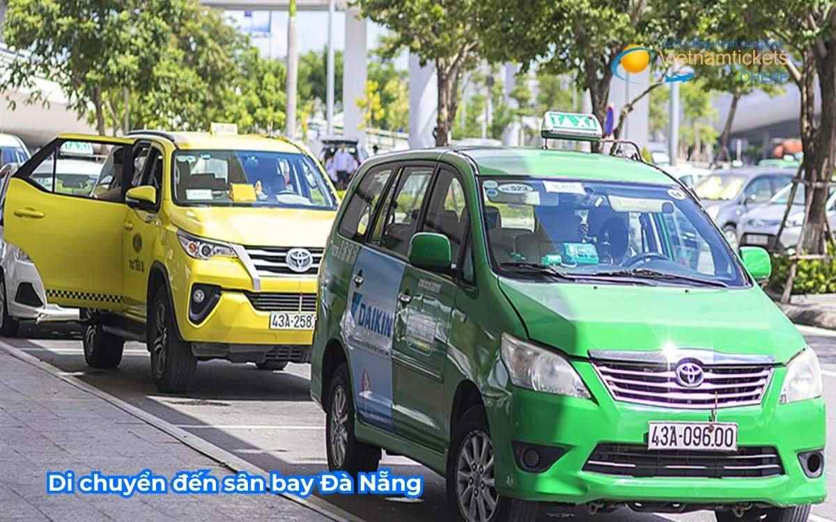 Di chuyển đến sân bay Đà Nẵng 