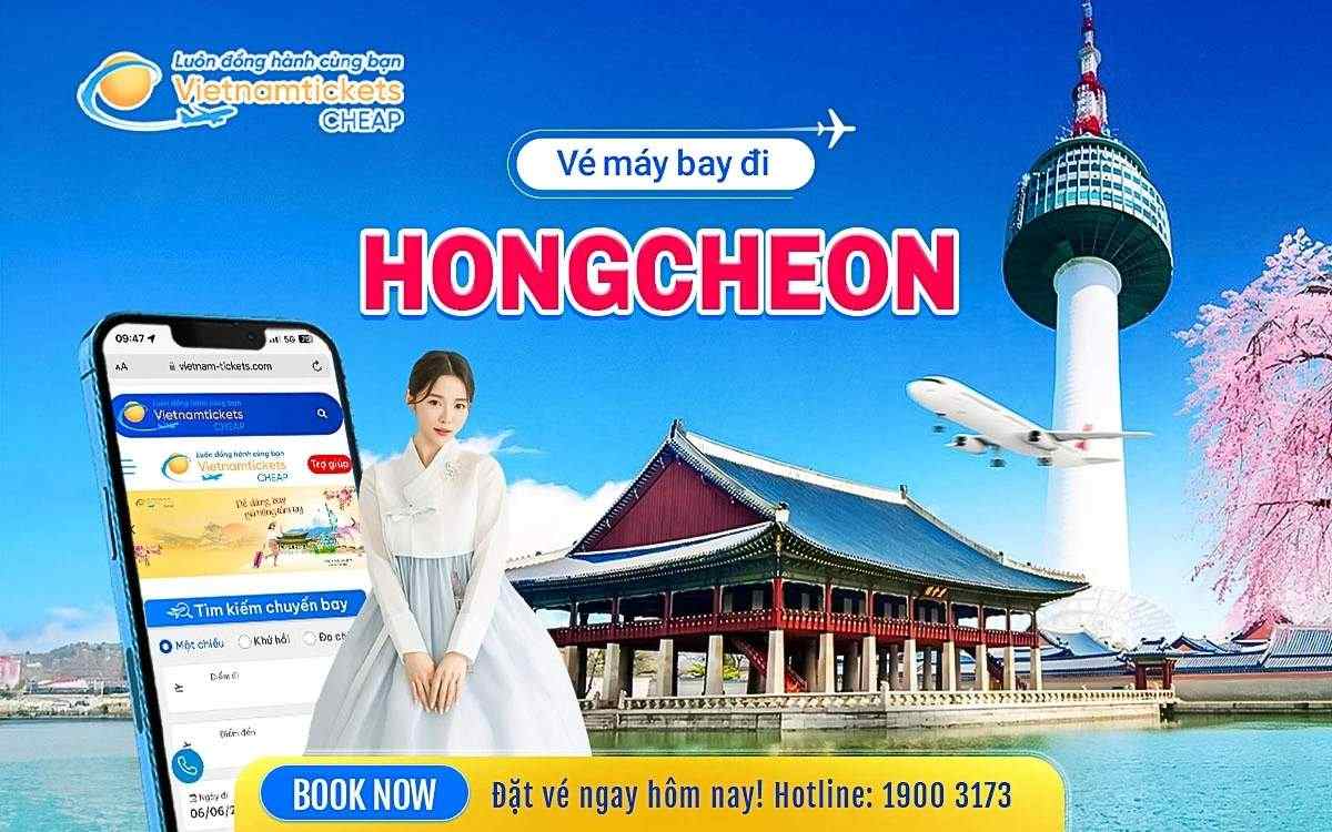 Vé Máy Bay Đi Hongcheon