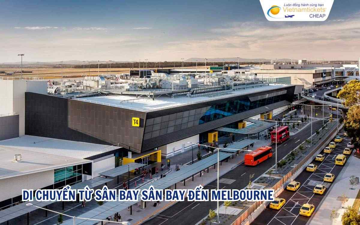 Di chuyển từ sân bay đến trung tâm Melbourne
