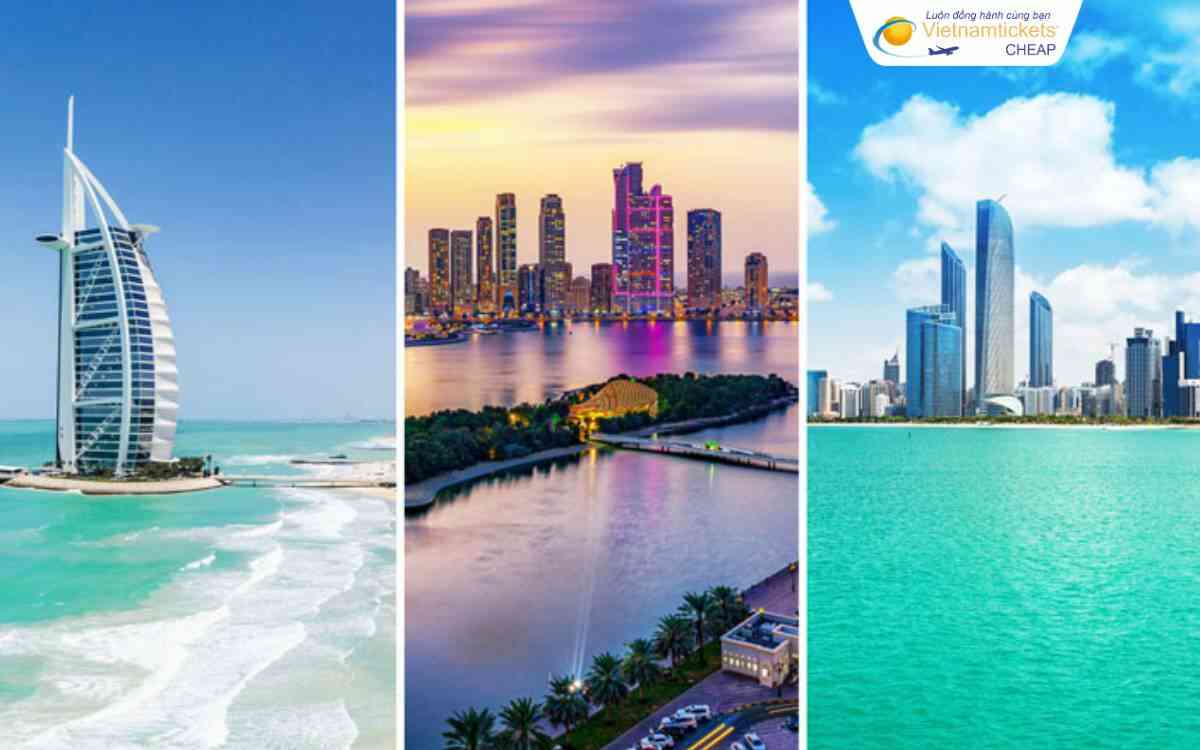 Gi&aacute; v&eacute; m&aacute;y bay đi Abu Dhabi mới nhất