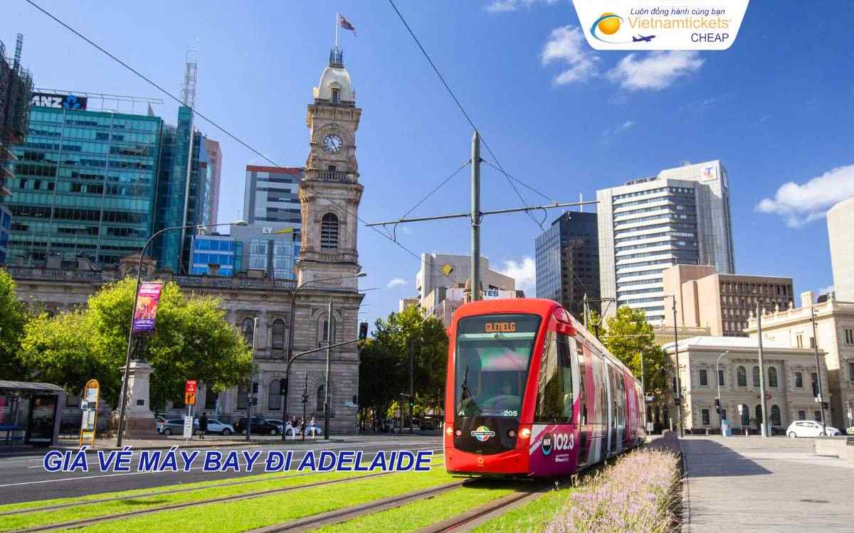 Giá vé máy bay đi Adelaide