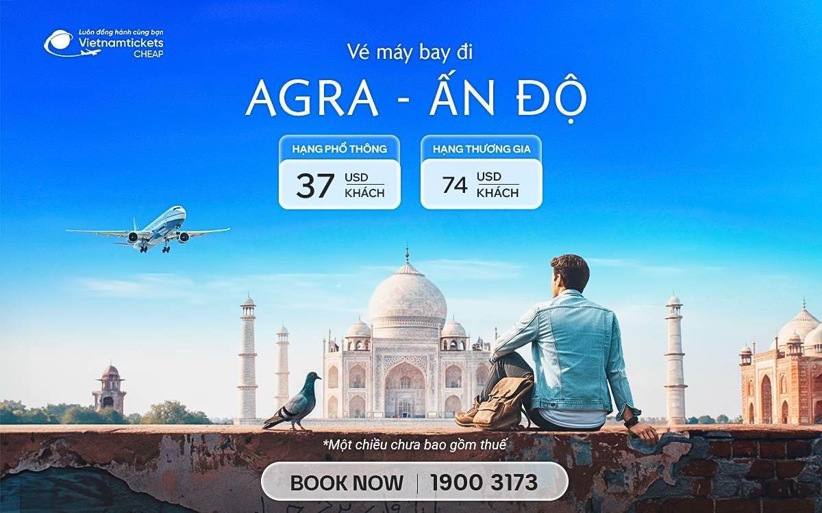Vé Máy Bay Đi Agra