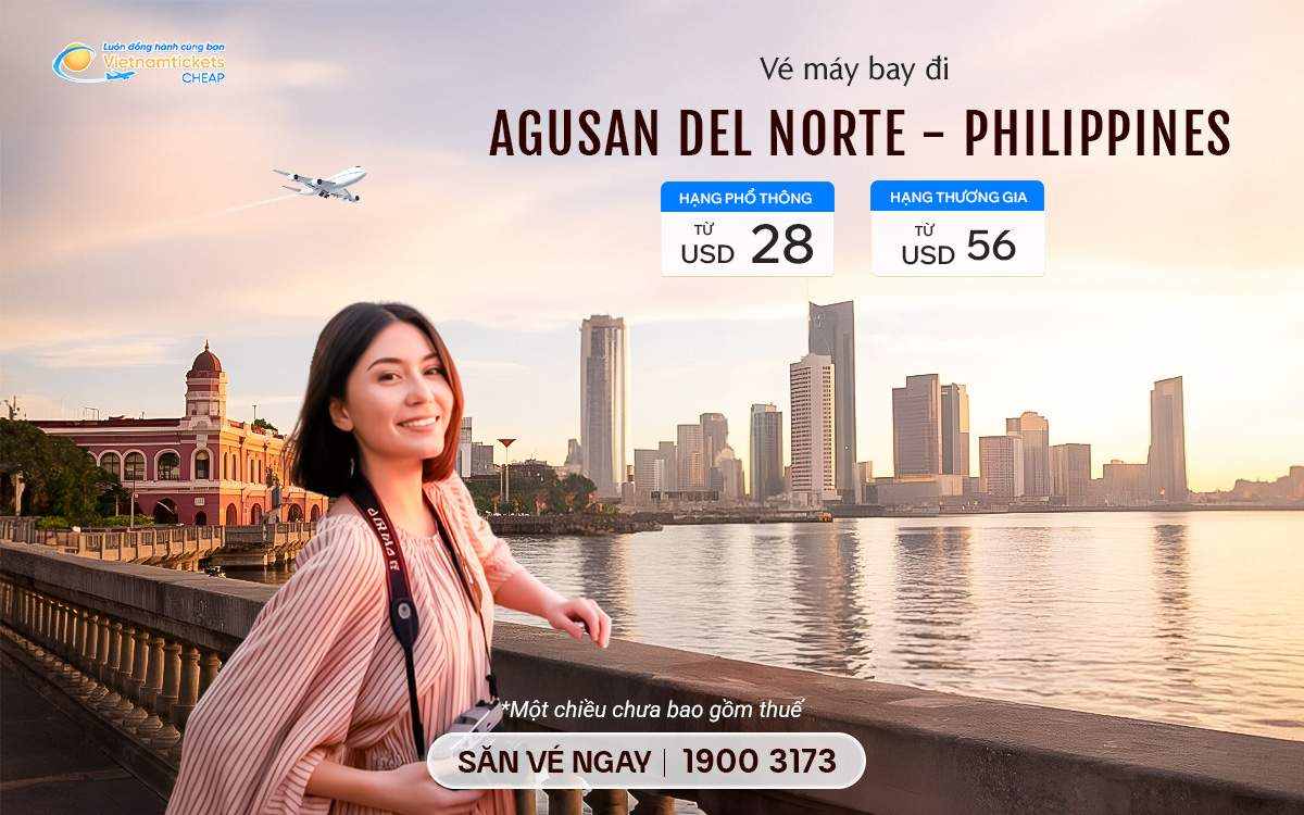 Vé Máy Bay Đi Agusan Del Norte