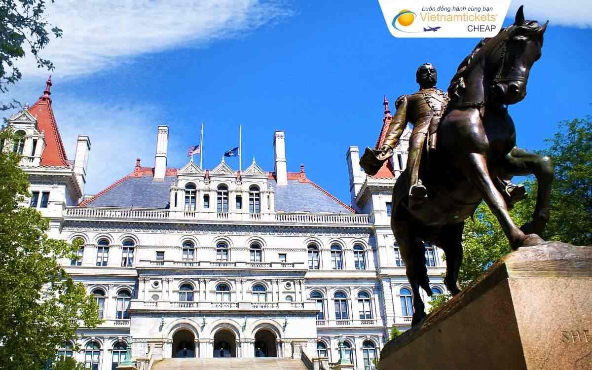 Kinh nghiệm đặt vé máy bay đi Albany