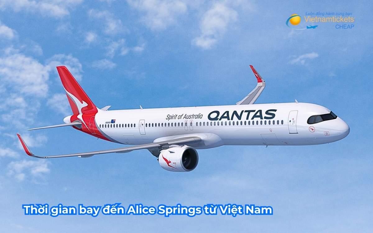 Thời gian bay đến Alice Springs từ Việt Nam