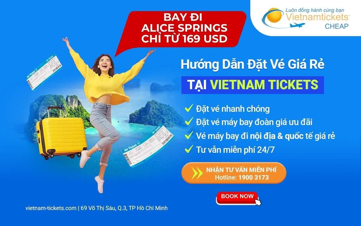 Vé máy bay đi Alice Springs khuyến mãi chỉ từ 169 USD