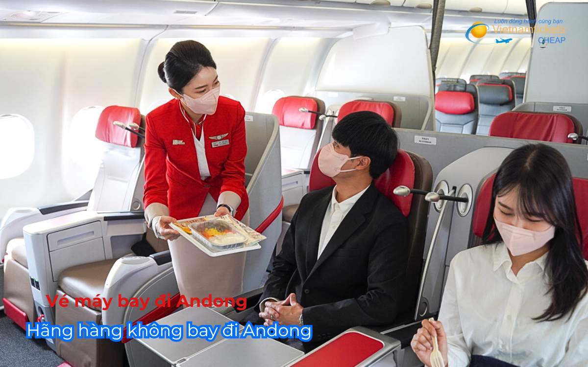 Hãng hàng không bay đi Andong