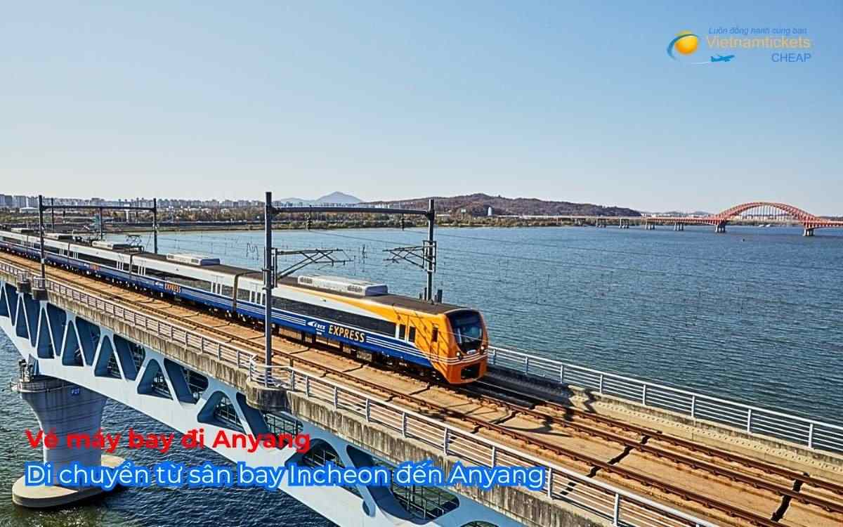 Di chuyển từ s&acirc;n bay Incheon đến Anyang