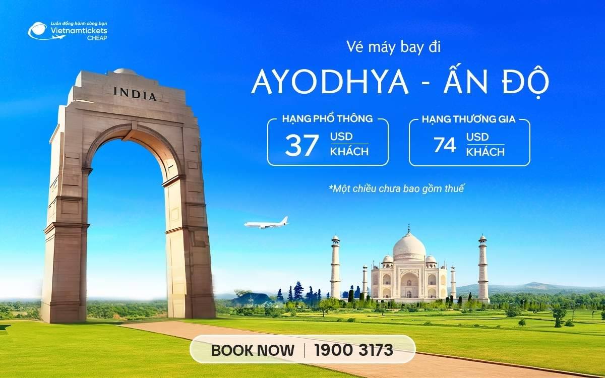 Vé Máy Bay Đi Ayodhya