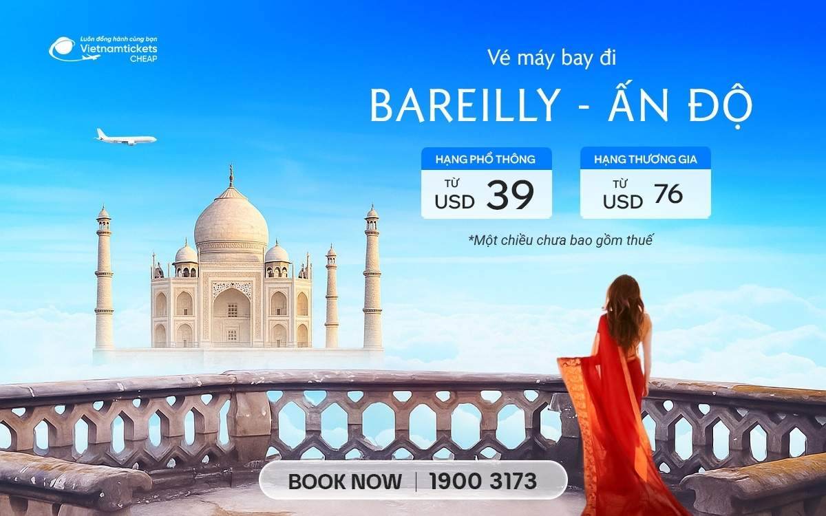 Vé Máy Bay Đi Bareilly