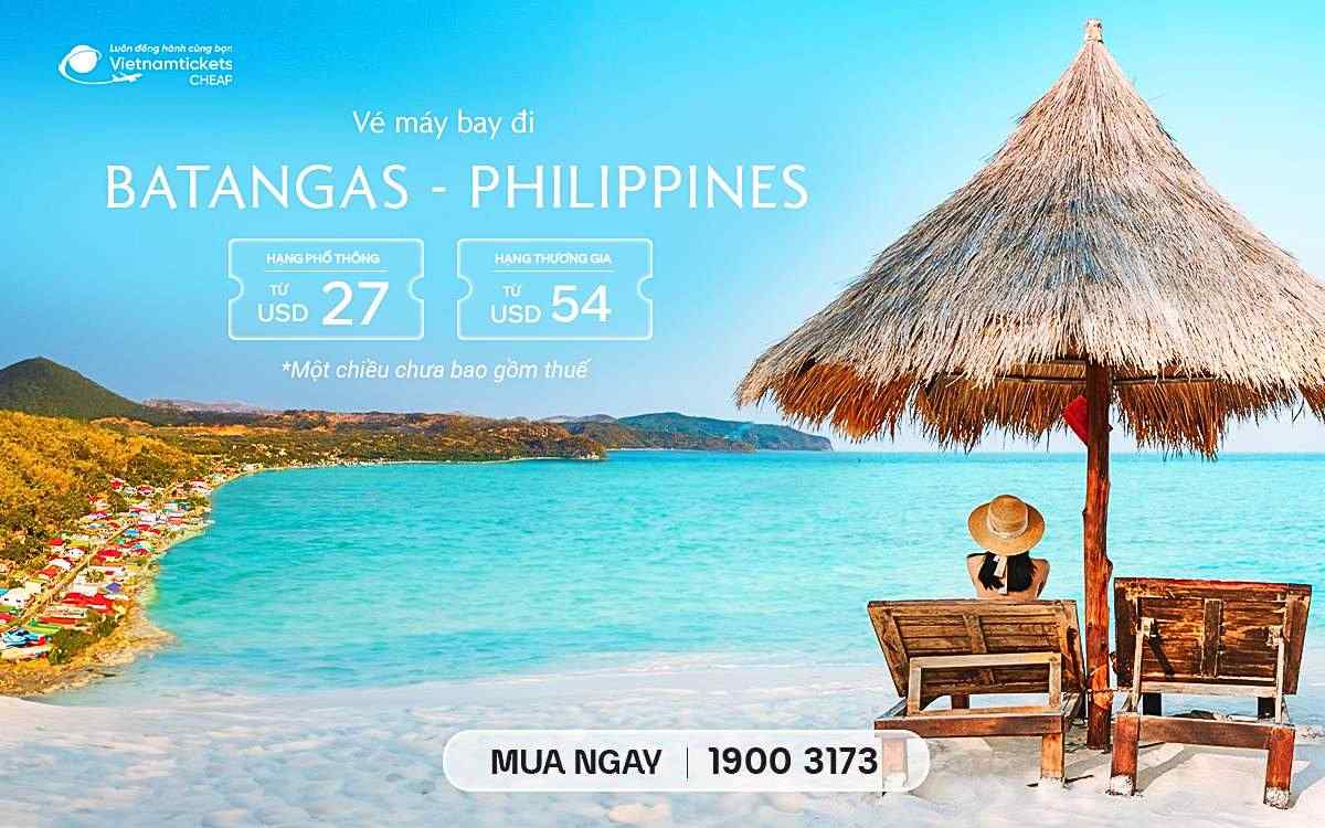 Vé Máy Bay Đi Batangas