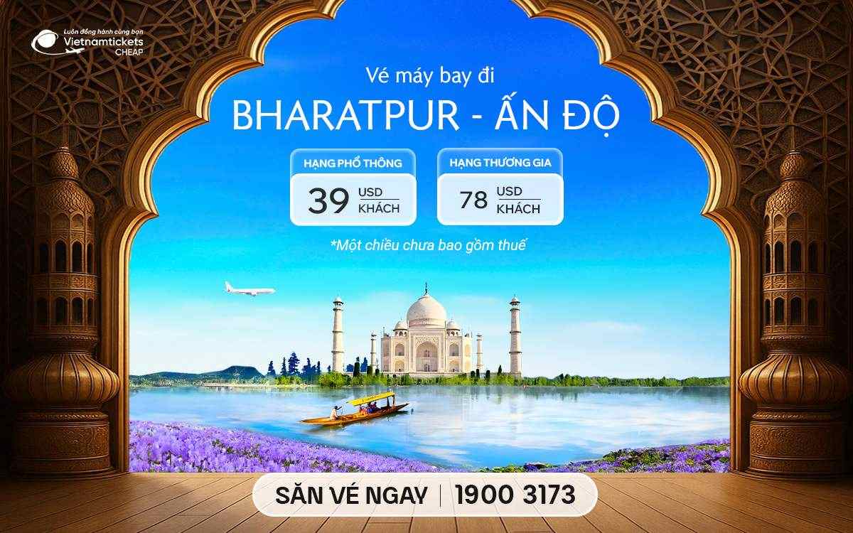 Vé Máy Bay Đi Bharatpur