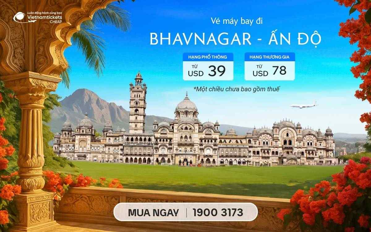 Vé Máy Bay Đi Bhavnagar