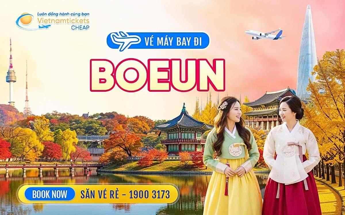 Vé Máy Bay Đi Boeun