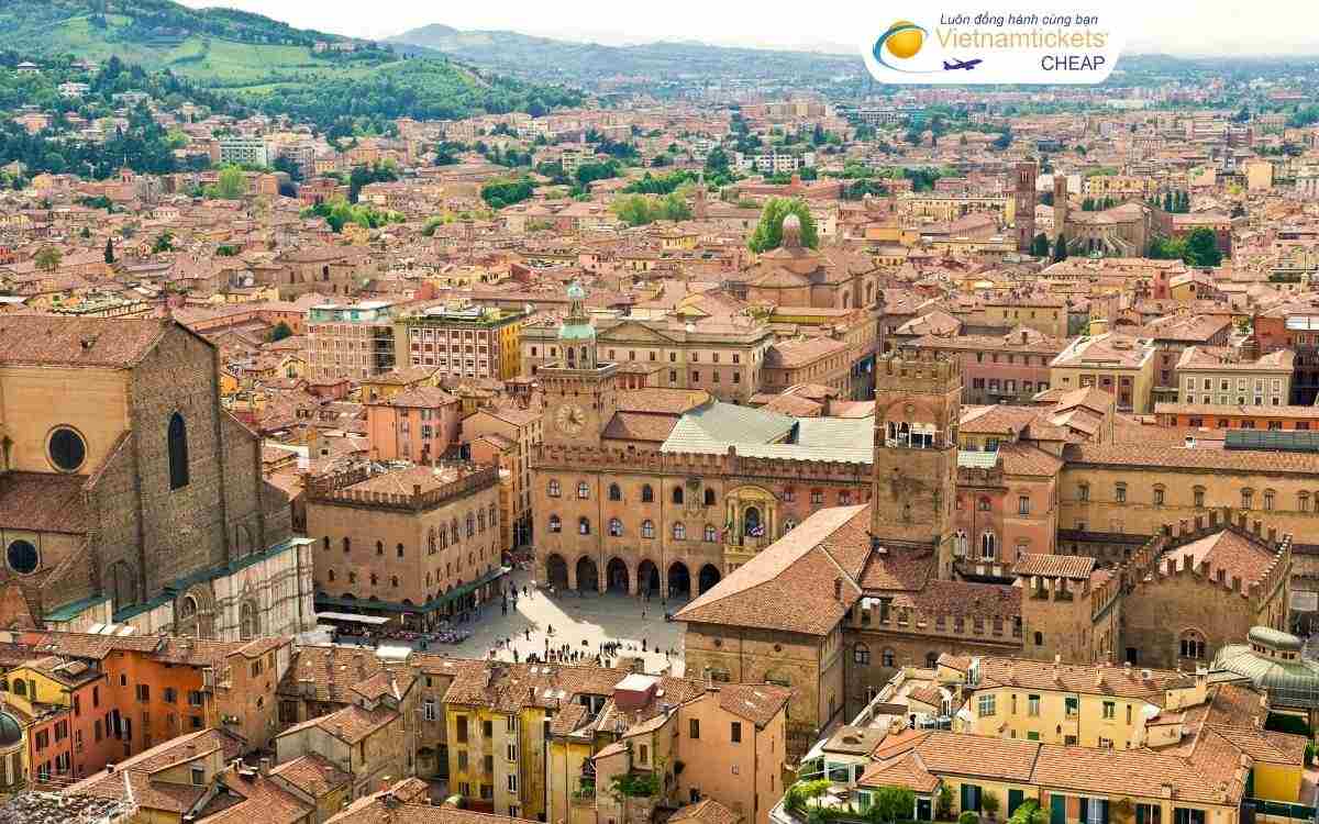 Bảng giá vé máy bay đi Bologna