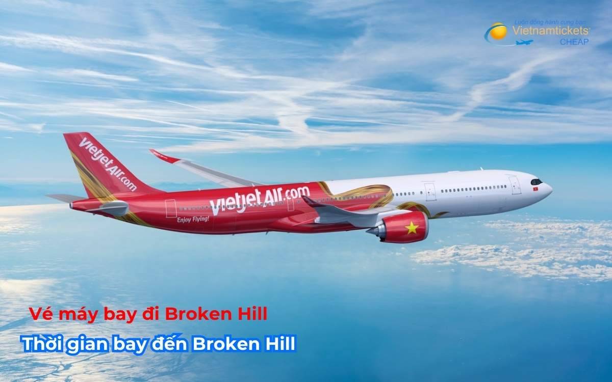 Thời gian bay đến Broken Hill