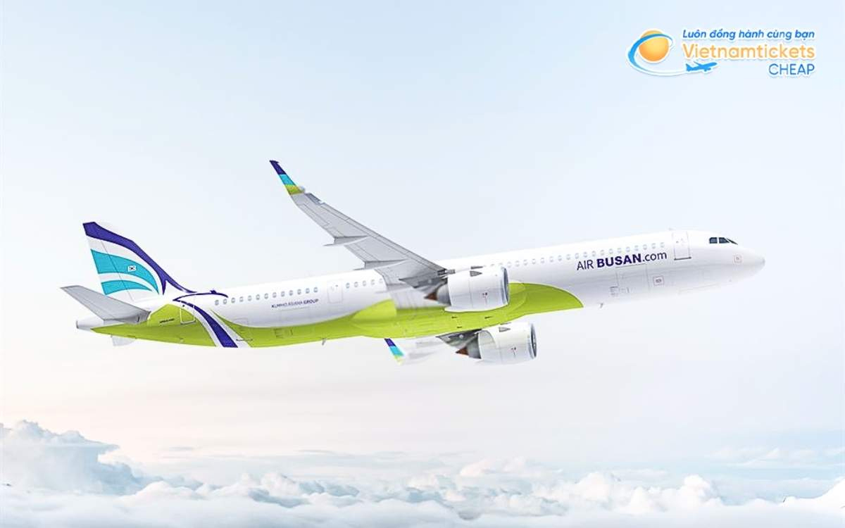 H&agrave;nh tr&igrave;nh, thời gian bay đến Buan