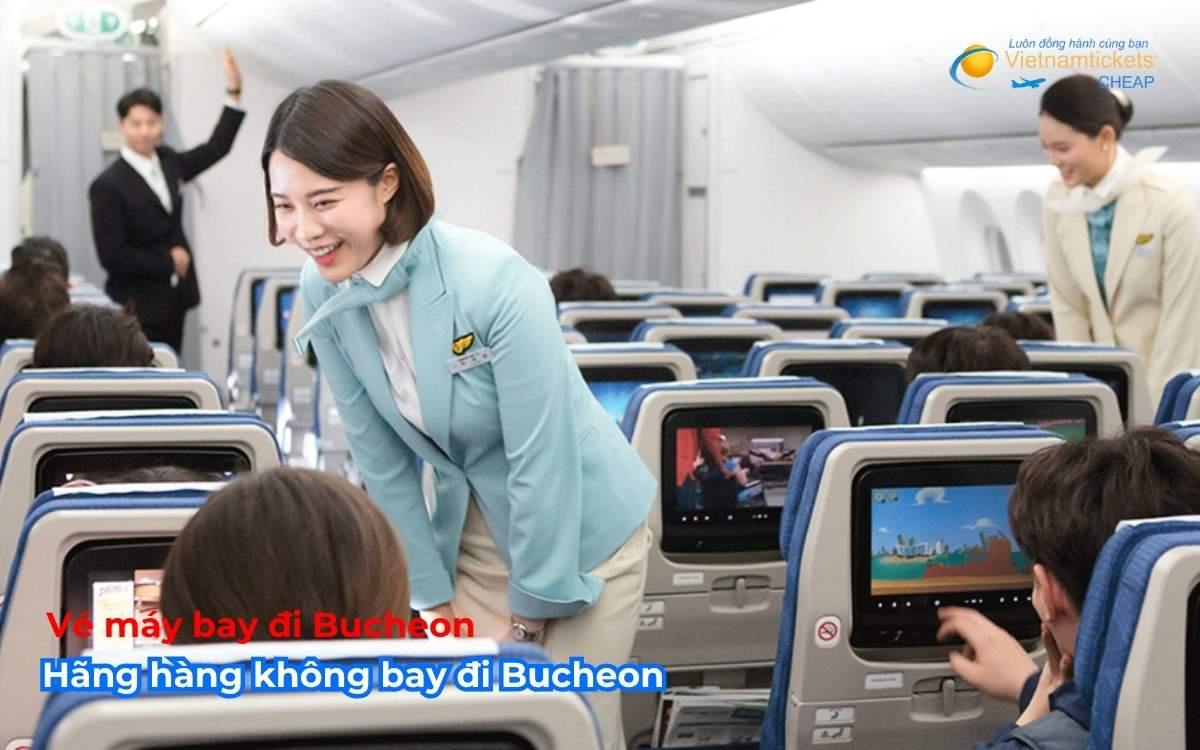 Hãng hàng không bay đi Bucheon