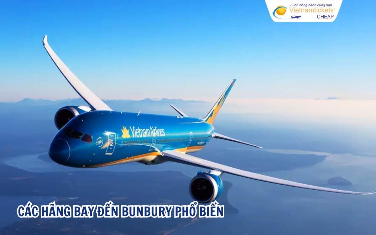 Hãng bay đến Bunbury phổ biến nhất