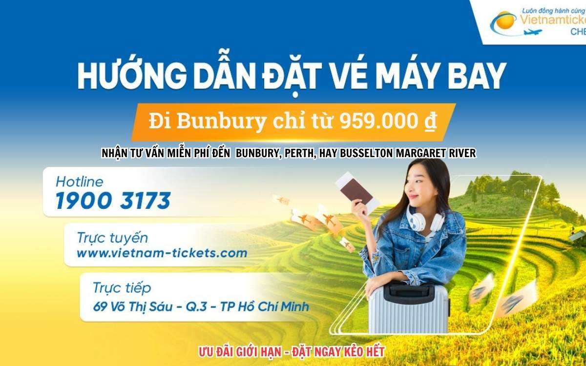 Nhận ưu đãi vé máy bay đến Tây Úc giá rẻ