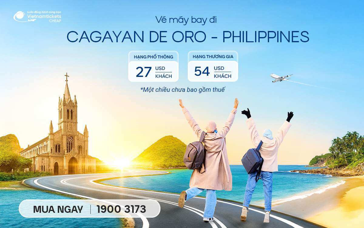 Vé máy bay đi Cagayan De Oro