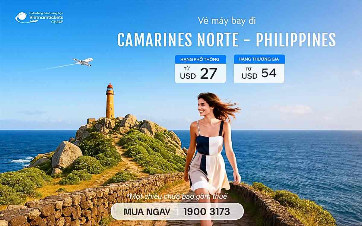 Vé Máy Bay Đi Camarines Norte