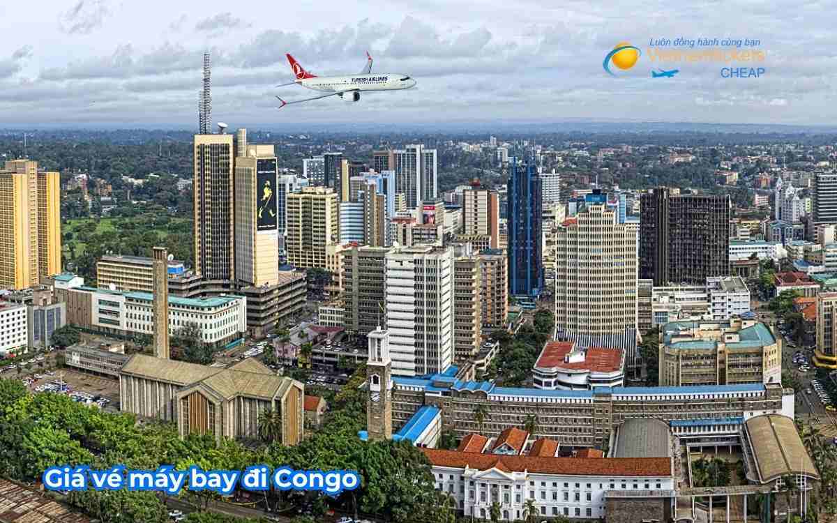 Giá vé máy bay đi Congo