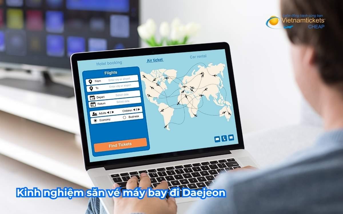 Kinh nghiệm săn vé máy bay đi Daejeon 