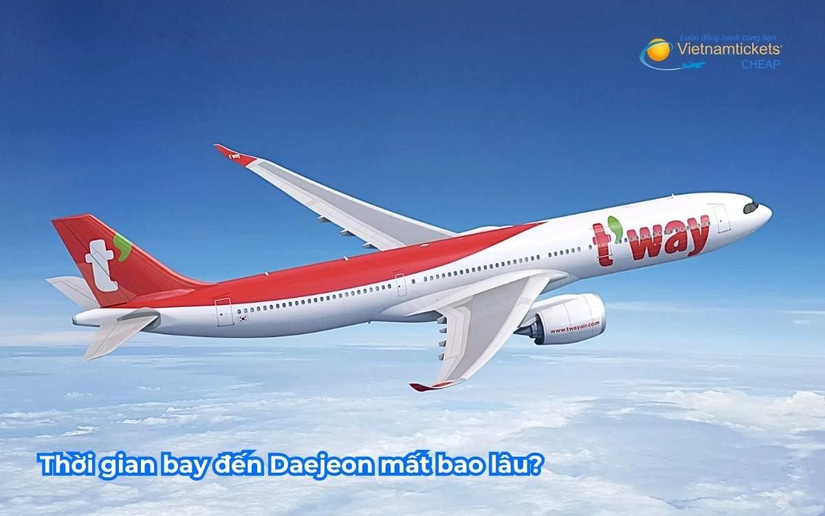 Thời gian bay đến Daejeon mất bao lâu? 