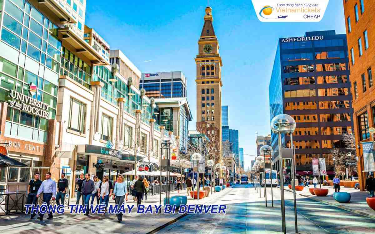 Thông tin vé máy bay đi Denver