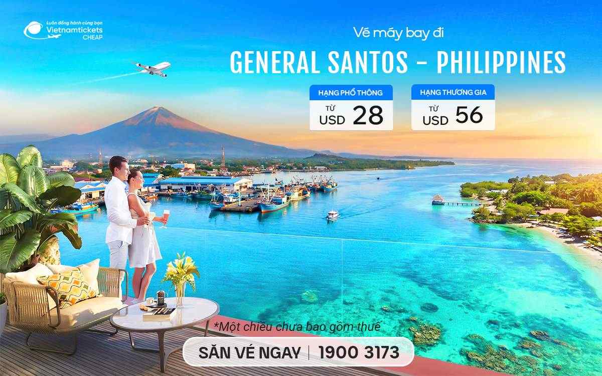Vé Máy Bay Đi General Santos
