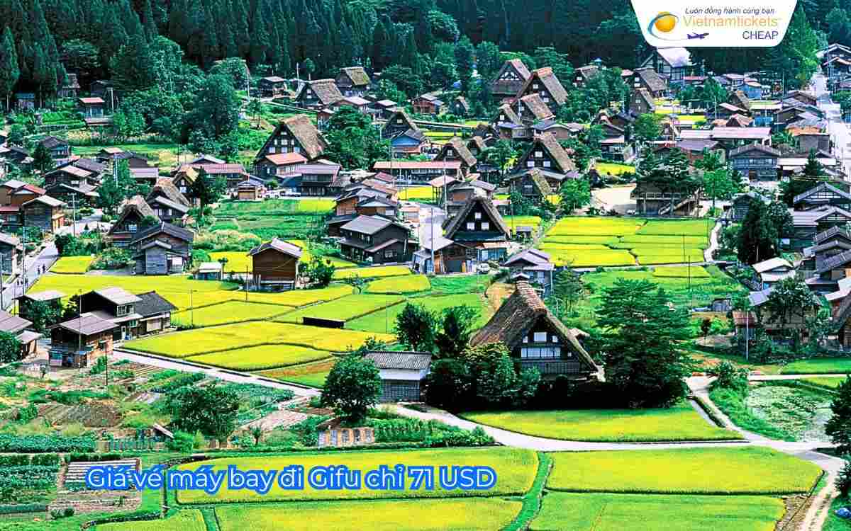 Giá vé máy bay đi Gifu chỉ 71 USD
