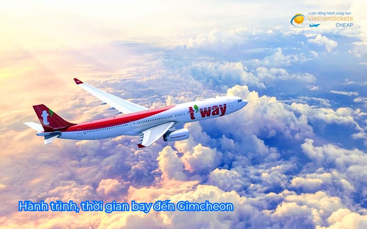Hành trình, thời gian bay đến Gimcheon