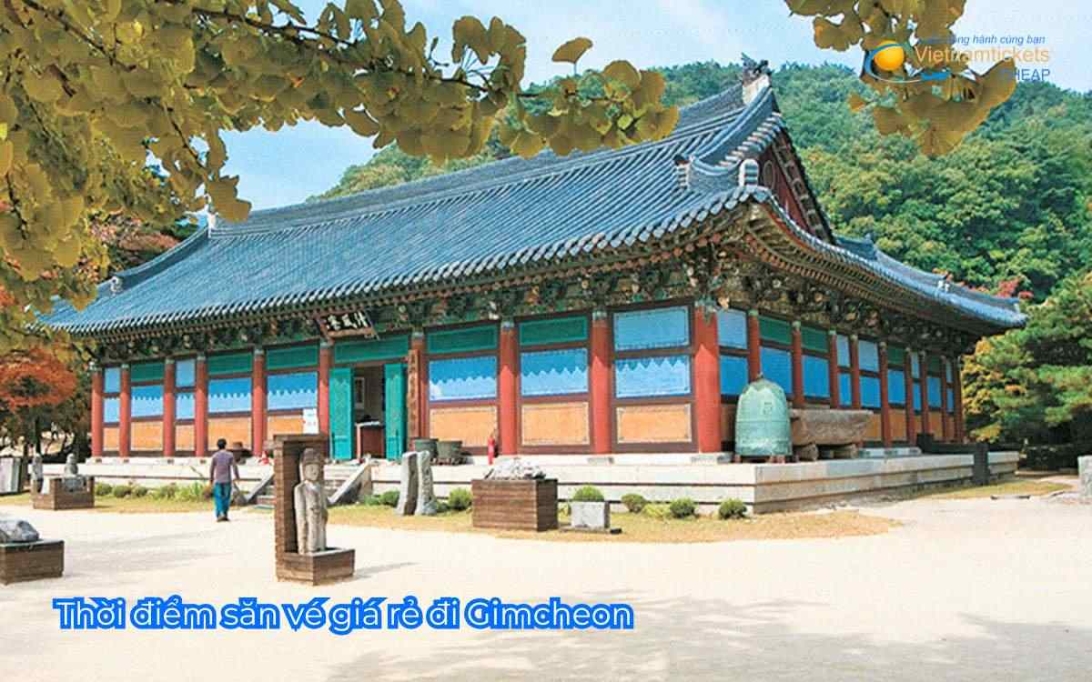 Thời điểm săn vé giá rẻ đi Gimcheon